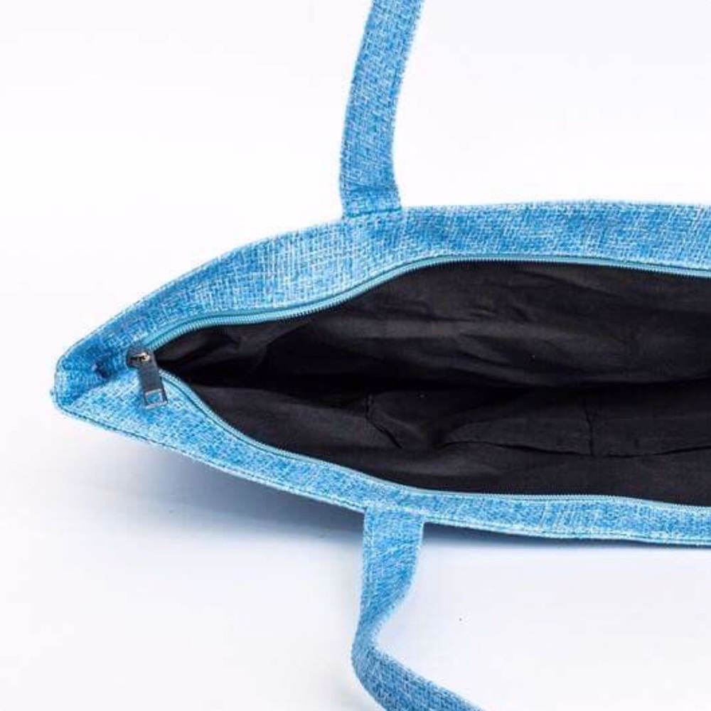 🆕Let’s Run Away to the Sea Whale Beach Tote Bag - Picture 4 of 6